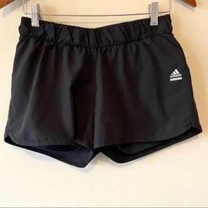 Adidas techfit lined black shorts